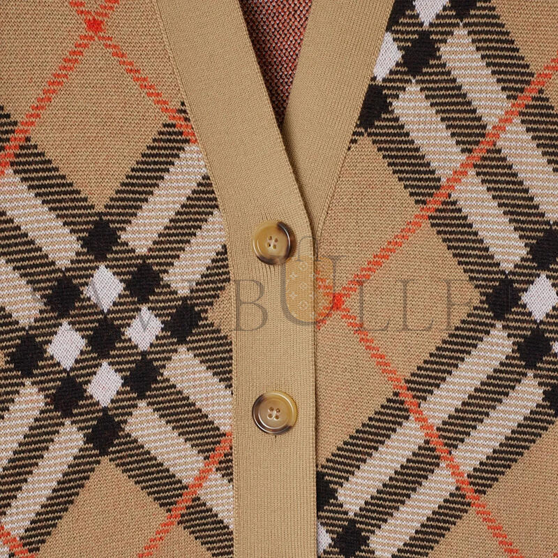 Bv*b*rry woll-mohairmisch-cardigan in check 80934911